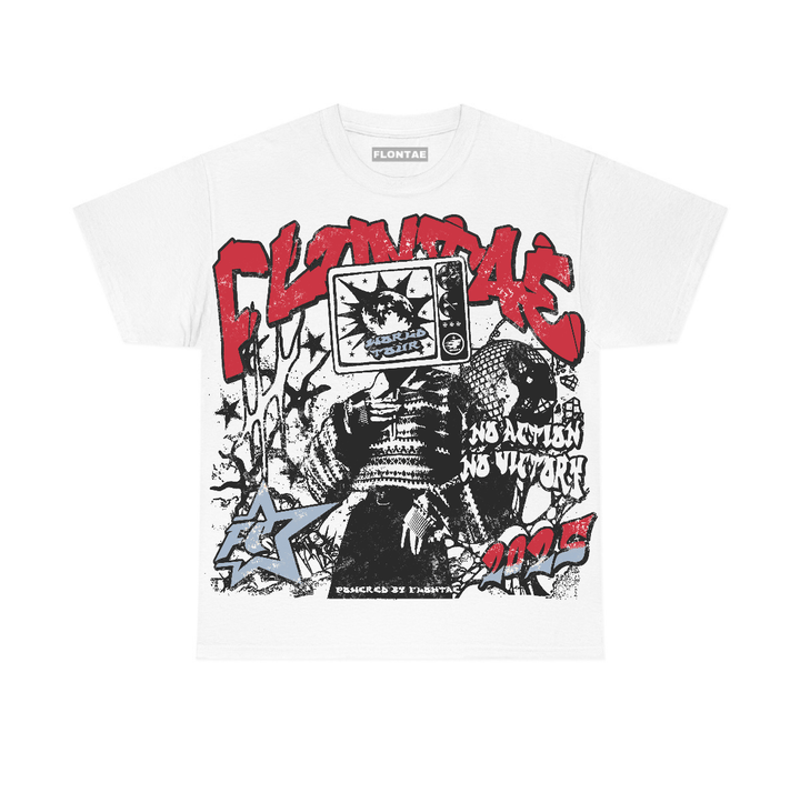 Fire Red “Black Tongue” 5s Flontae T-Shirt No Victory Graphic