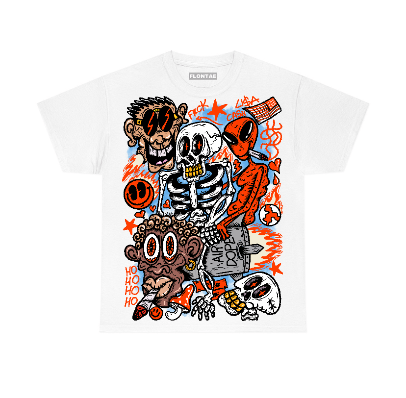 Georgia Peach 3s Flontae T-Shirt Friends Graphic