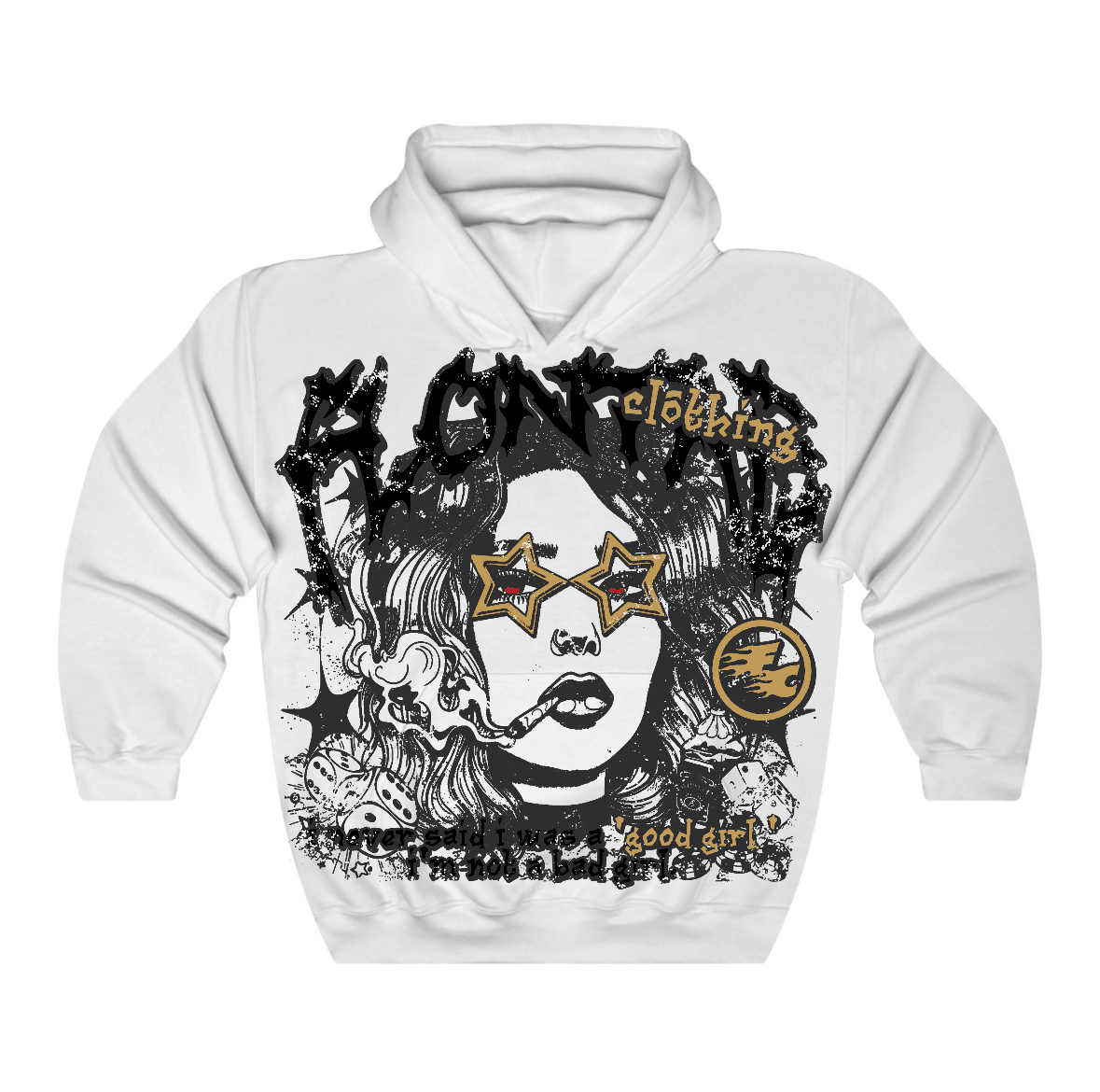 Taxi 12s Flontae Hoodie Keep Quiet Graphic