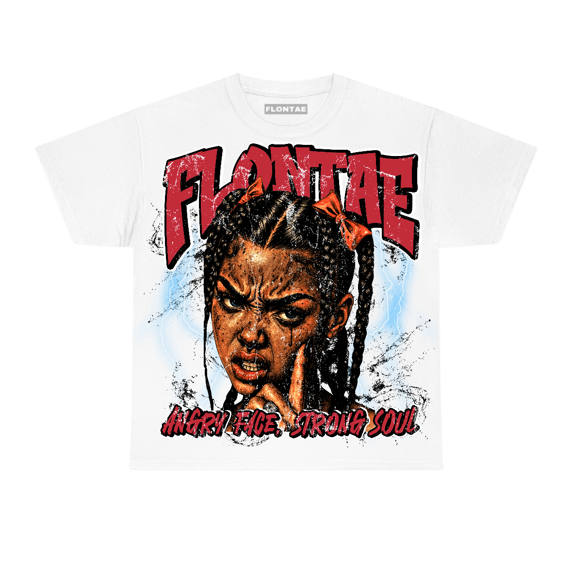 Chicago 1s Low Flontae T-Shirt Angry Soul Graphic
