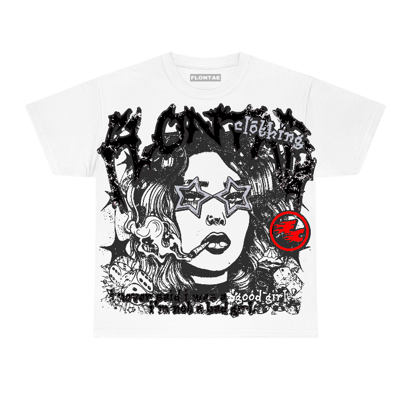 Black Cement 3s Flontae T-Shirt Keep Quiet Graphic