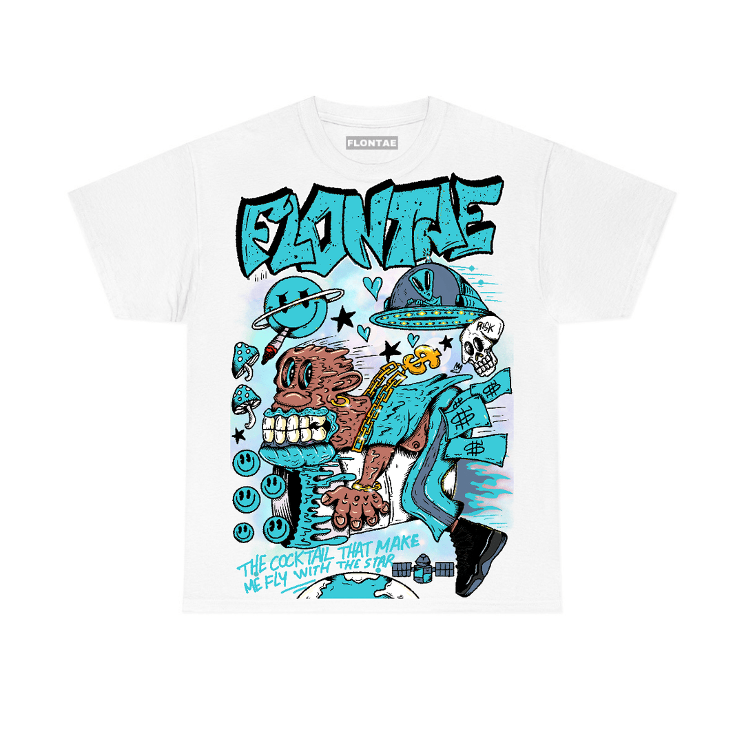 Gamma Blue 11s Flontae T-Shirt I Believe Graphic