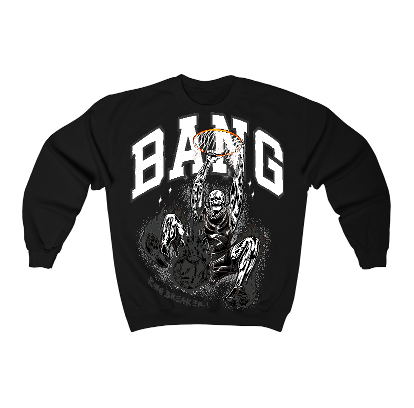 Black Cat 3s Flontae Crewneck Sweatshirt Get Up Graphic