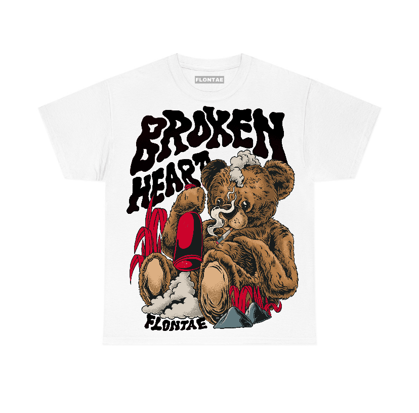 Red Taxi 12s Flontae T-Shirt Broken Heart Graphic