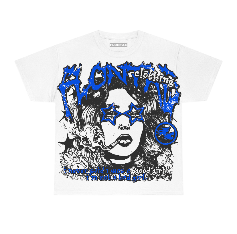 Blueberry 12s Flontae T-Shirt Keep Quiet Graphic