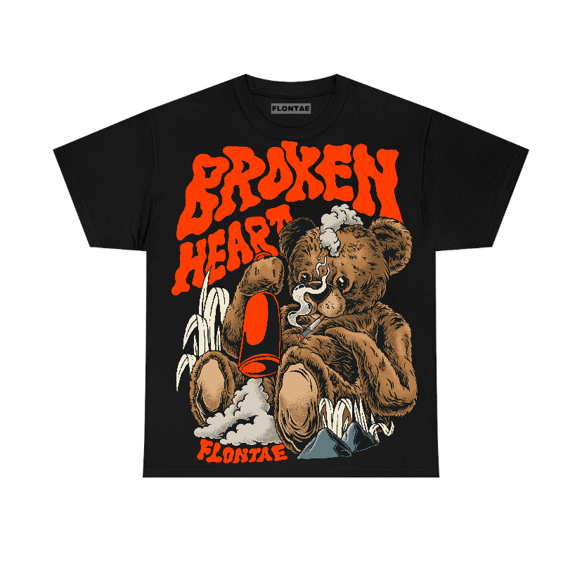 Georgia Peach 3s Flontae T-Shirt Broken Heart Graphic