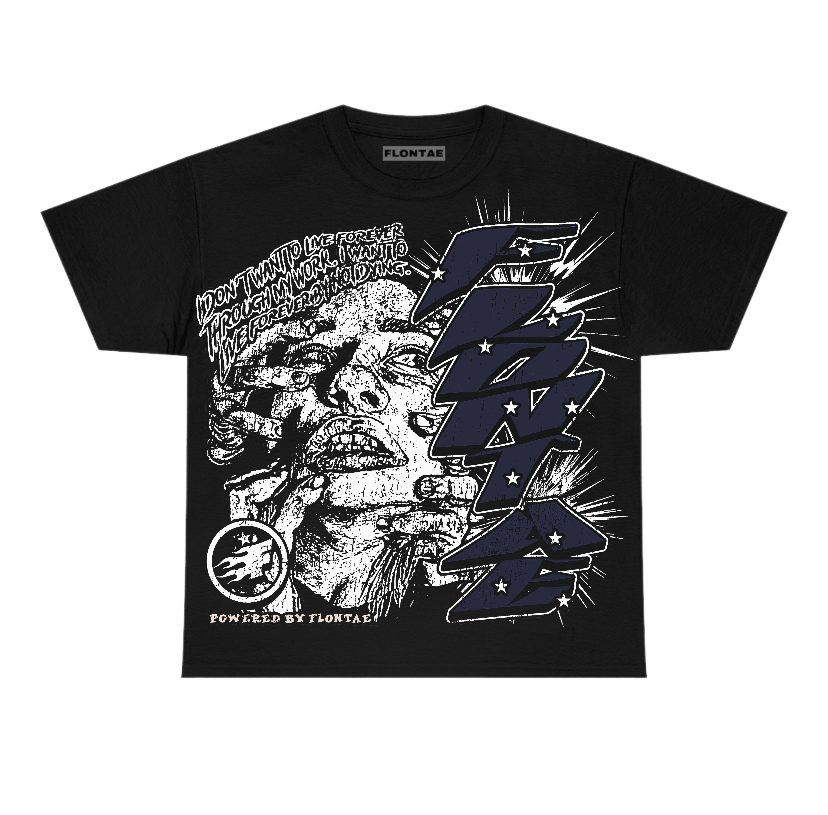 Midnight Navy 1s Flontae T-Shirt Forever Graphic