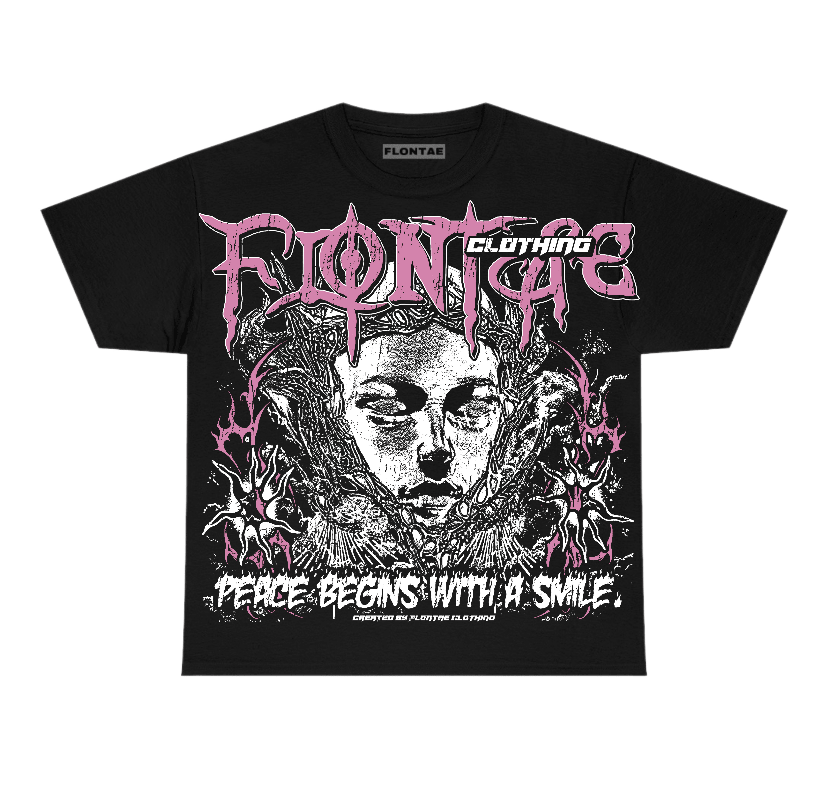 Orchid 4s Flontae T-Shirt Keep Peace Graphic