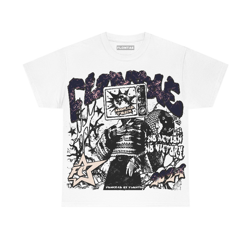 Midnight Navy 1s Flontae T-Shirt No Victory Graphic