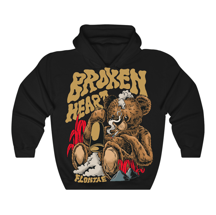 Taxi 12s Flontae Hoodie Broken Heart Graphic