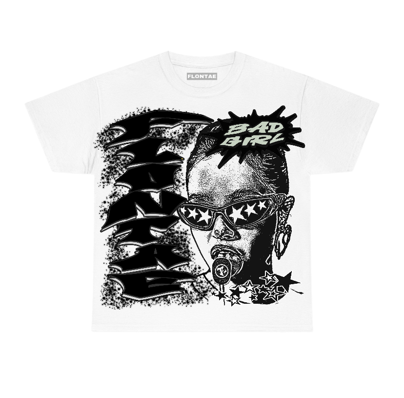 Seafoam 4s Flontae T-Shirt Baddie Graphic