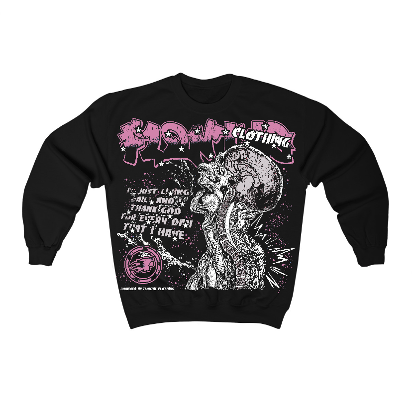 Orchid 4s Flontae Crewneck Sweatshirt Not Losing Graphic