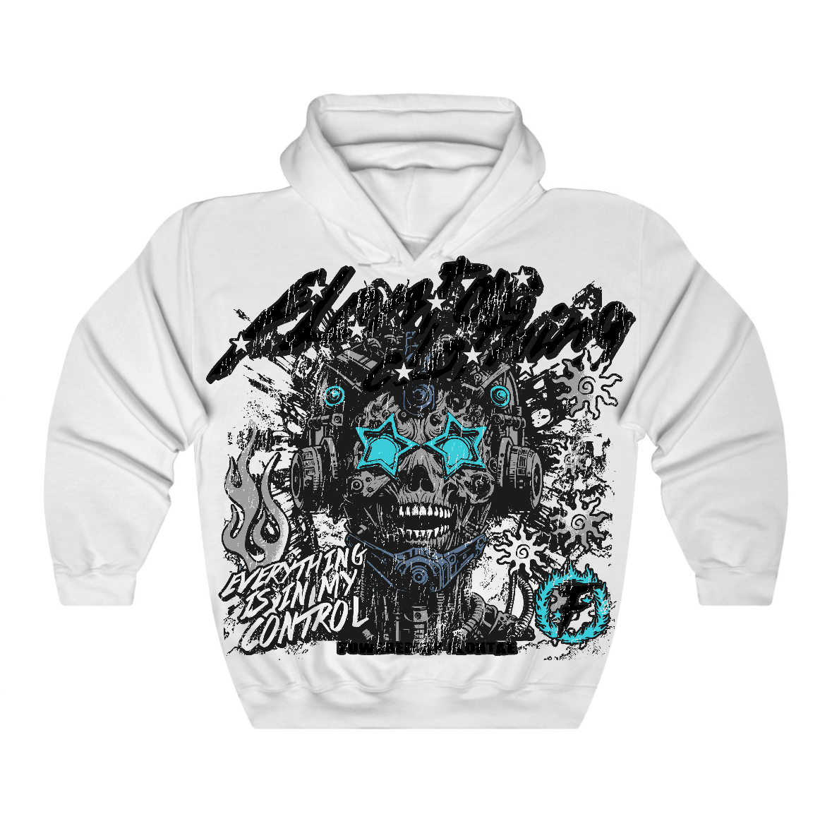 Gamma Blue 11s Flontae Hoodie My Control Graphic
