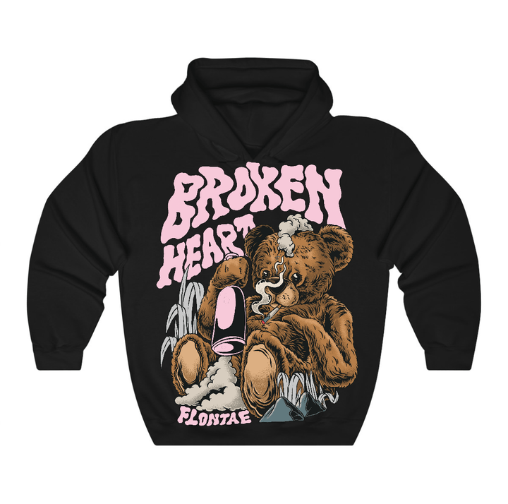 35th Anniversary 5s Flontae Hoodie Broken Heart Graphic