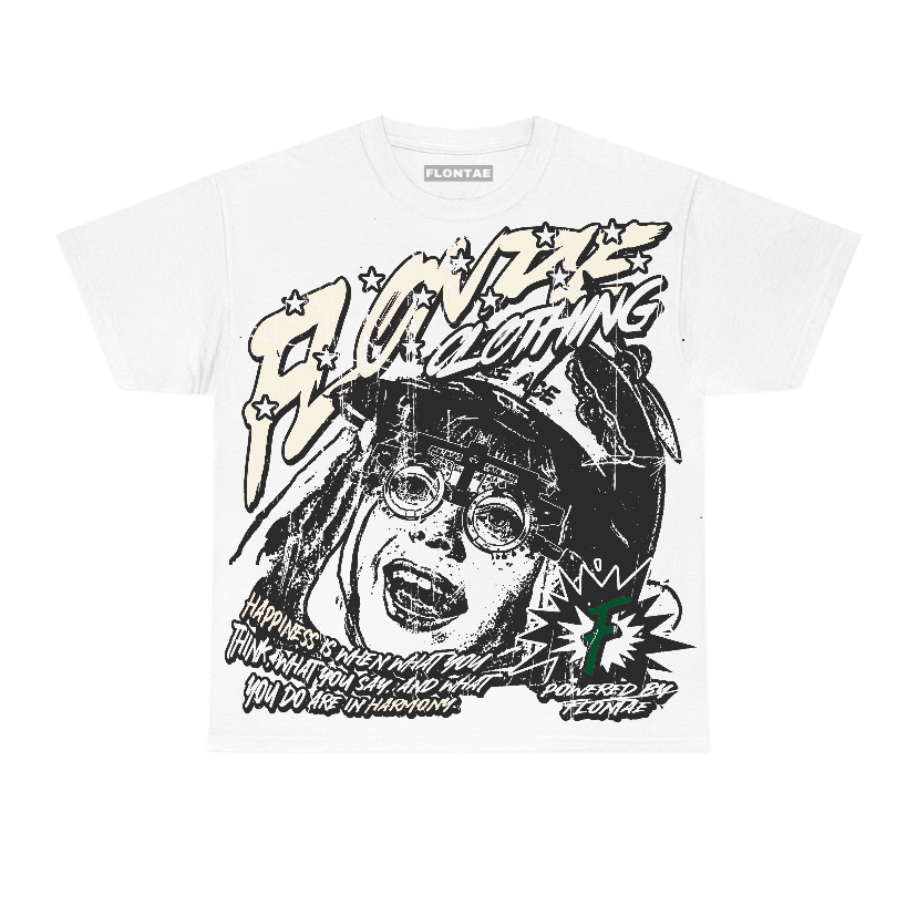 Pine Green 13s Flontae T-Shirt Always Smile Graphic