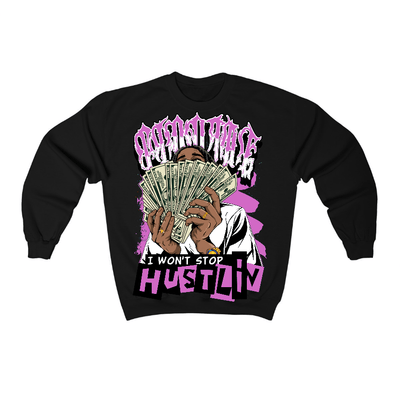 Hyper Violet 4s Flontae Sweatshirt Hustlin Graphic