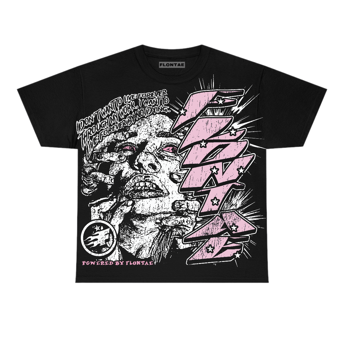 Pearl Pink 12s Flontae T-Shirt Forever Graphic
