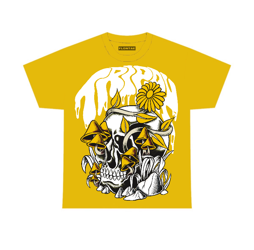 Vivid Sulfur 4s Flontae T-Shirt Trippin Graphic