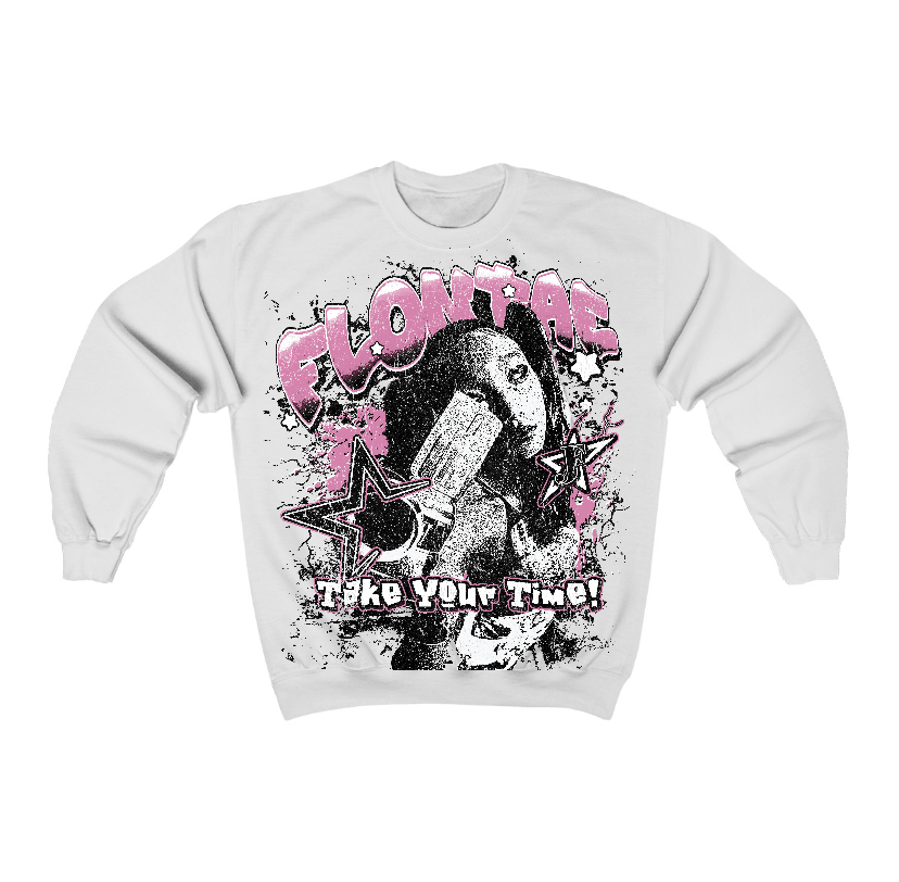 Orchid 4s Flontae Sweatshirt Be Patient Graphic