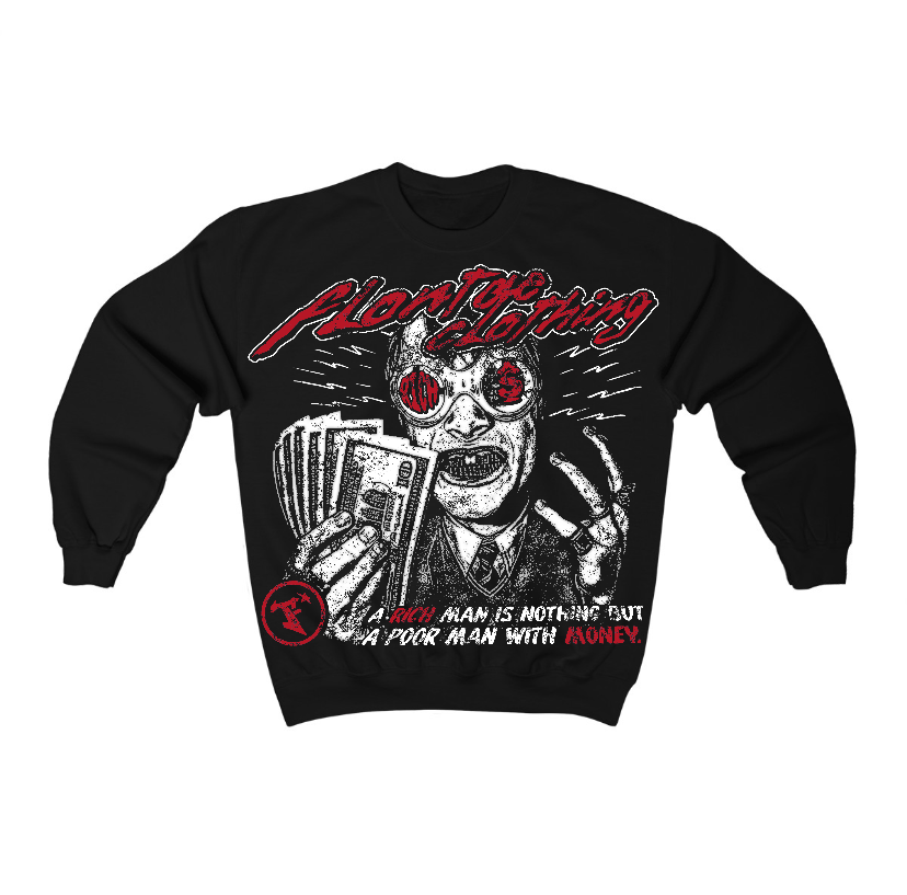 Flu Game 12s Flontae Crewneck Sweatshirt Not Better Graphic