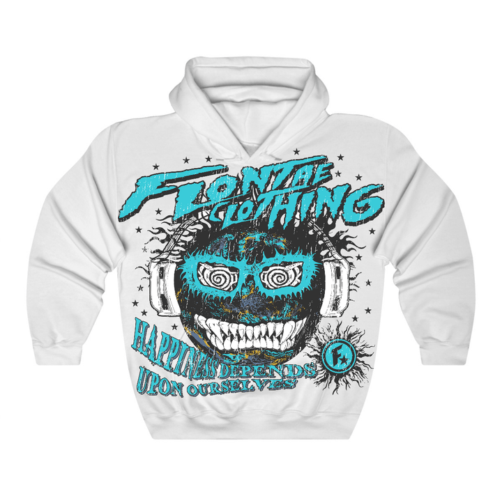 Gamma Blue 11s Flontae Hoodie Happiness Within Graphic