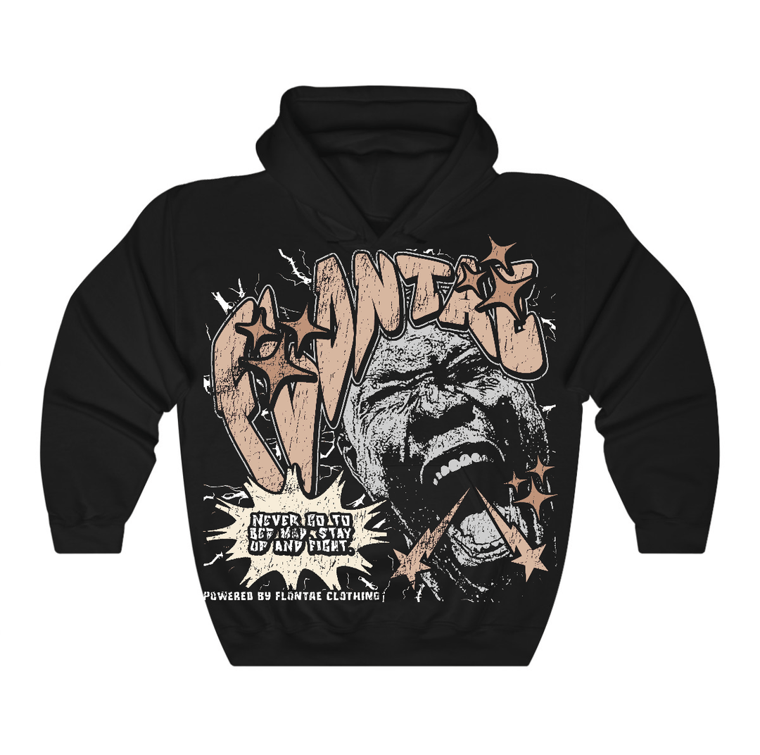 Cozy Girl 4s Flontae Hoodie Never Quit Graphic