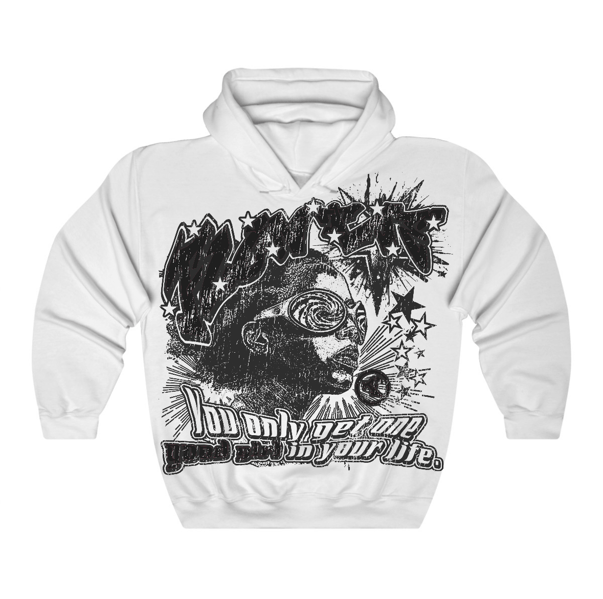 Black Cat 4s Flontae Hoodie Good Girl Graphic