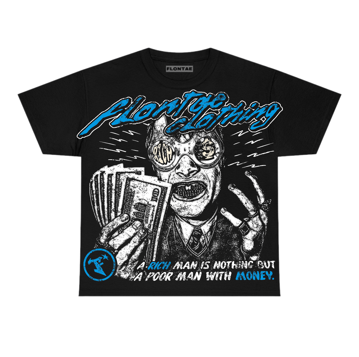 University Blue Reimagined 1s Flontae T-Shirt Not Better Graphic
