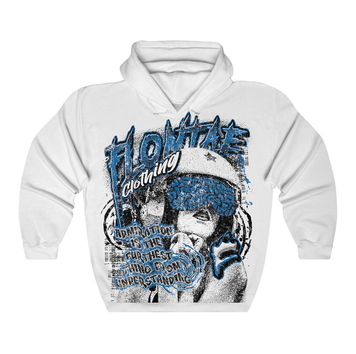 Military Blue 4s Flontae Hoodie Understand Graphic
