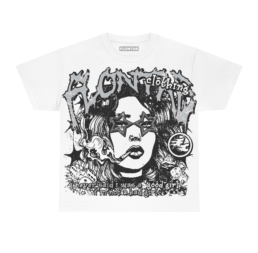 Wolf Grey 12s Flontae T-Shirt Keep Quiet Graphic