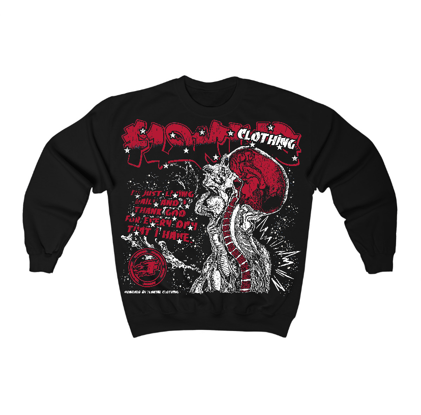 Black Toe Reimagined 1s Flontae Crewneck Sweatshirt Not Losing Graphic