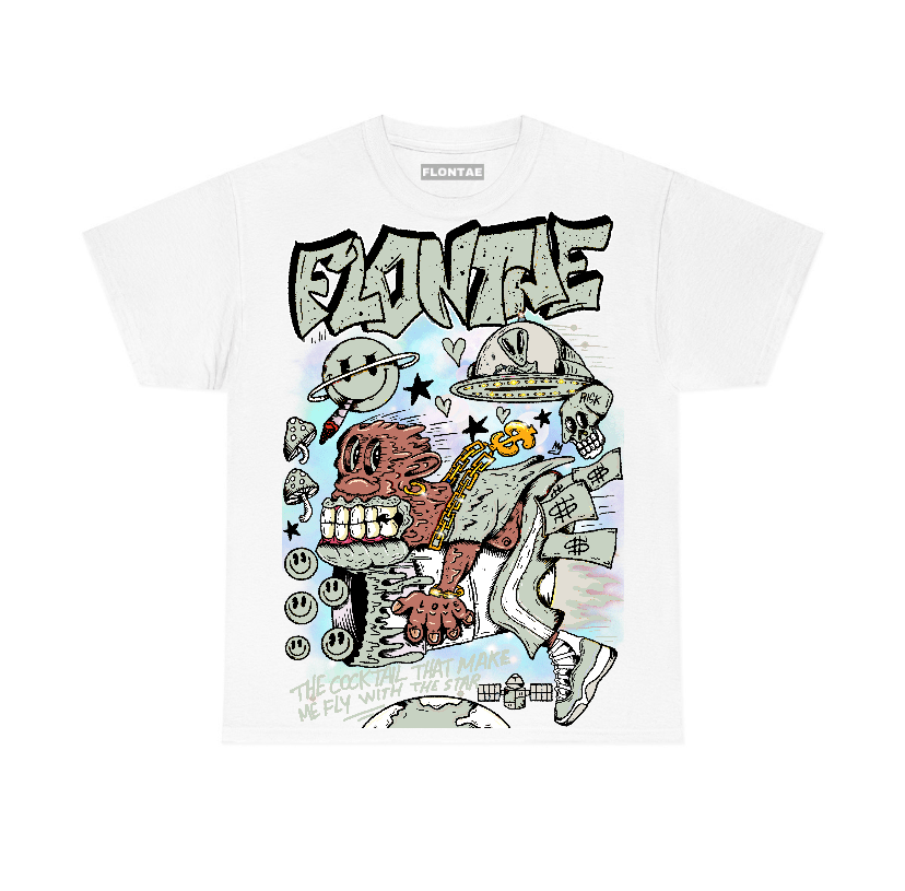 Seafoam 4s Flontae T-Shirt I Believe Graphic