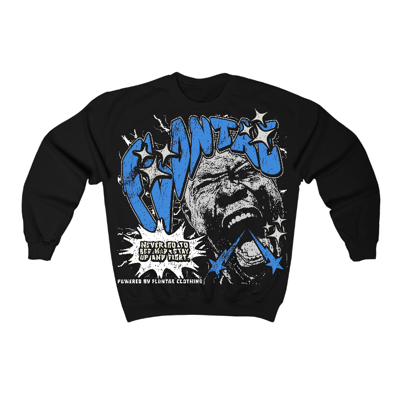 Lucky Shorts 3s Flontae Crewneck Sweatshirt Never Quit Graphic