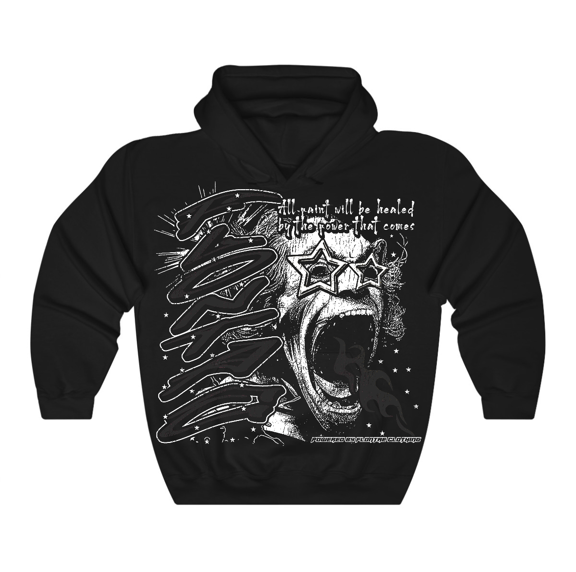 Black Cat 4s Flontae Hoodie Wonder Graphic