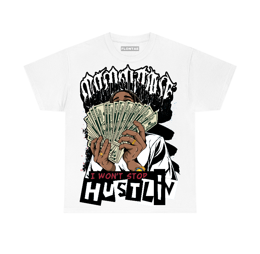 Black Toe 14s Flontae T-Shirt Hustlin Graphic