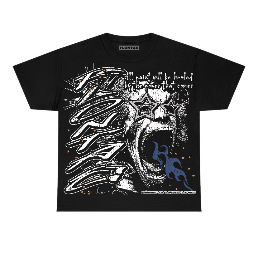 Navy 4s Flontae T-Shirt Wonder Graphic