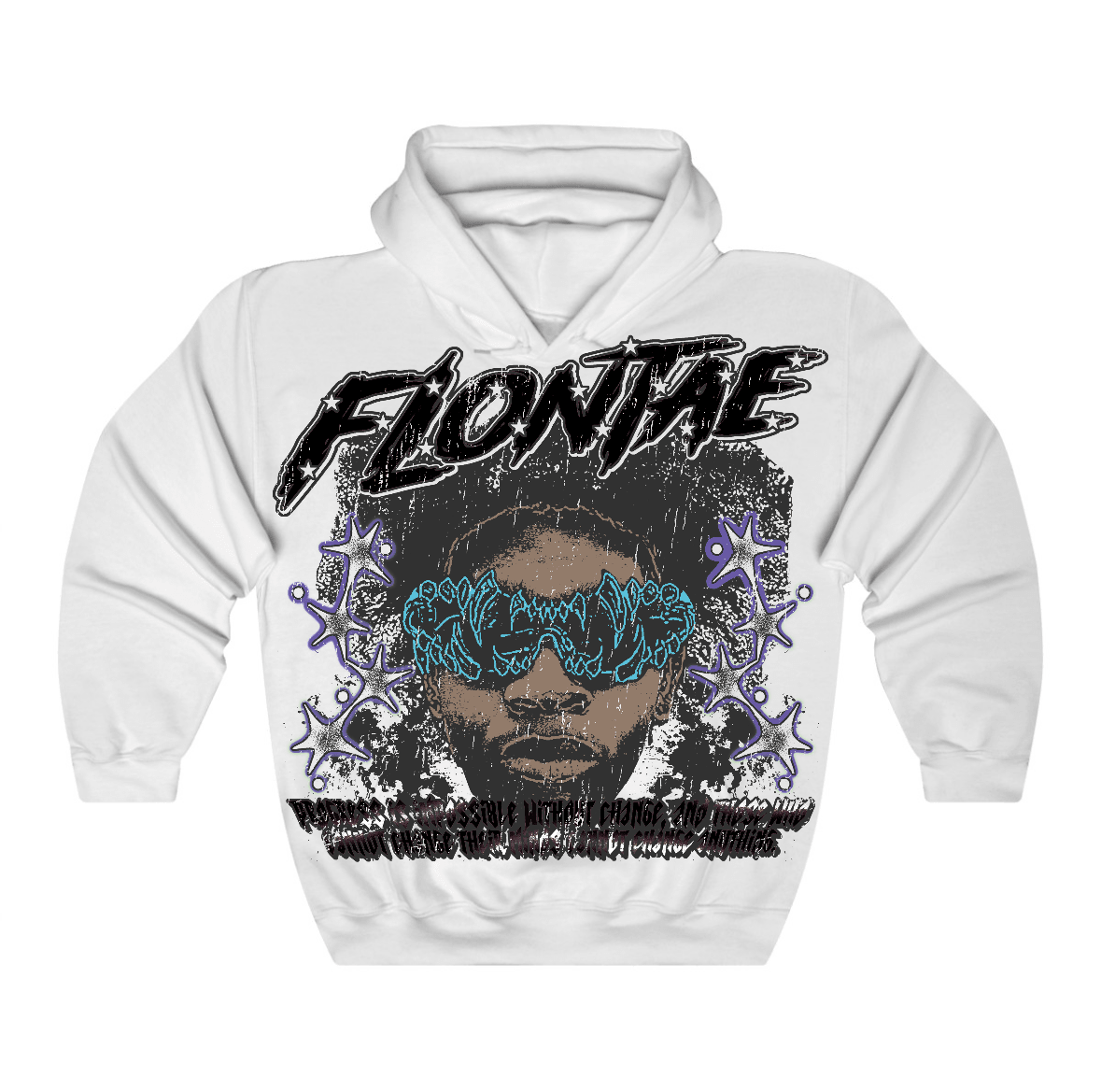 Aqua 8s Flontae Hoodie Stay Hopeful Graphic