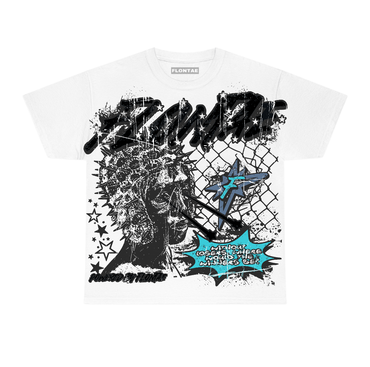 Gamma Blue 11s Flontae T-Shirt Winners Graphic