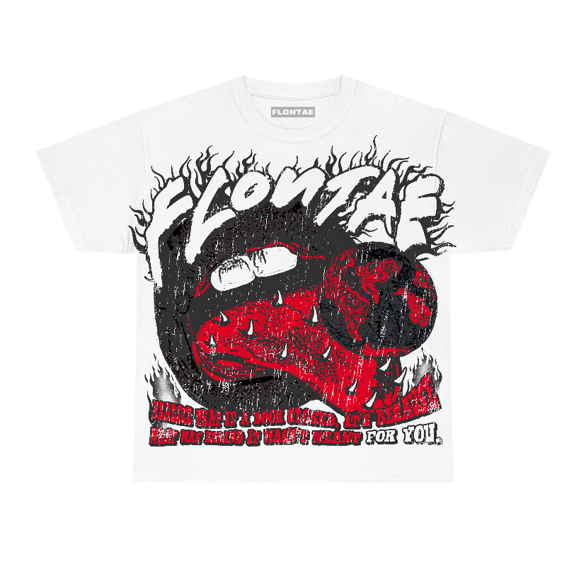 Bred 11s Low Flontae T-Shirt Don't Worry Graphic