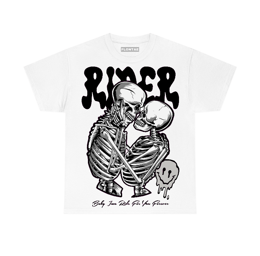 85 Metallic Black 1s Low Flontae T-Shirt Rider Graphic