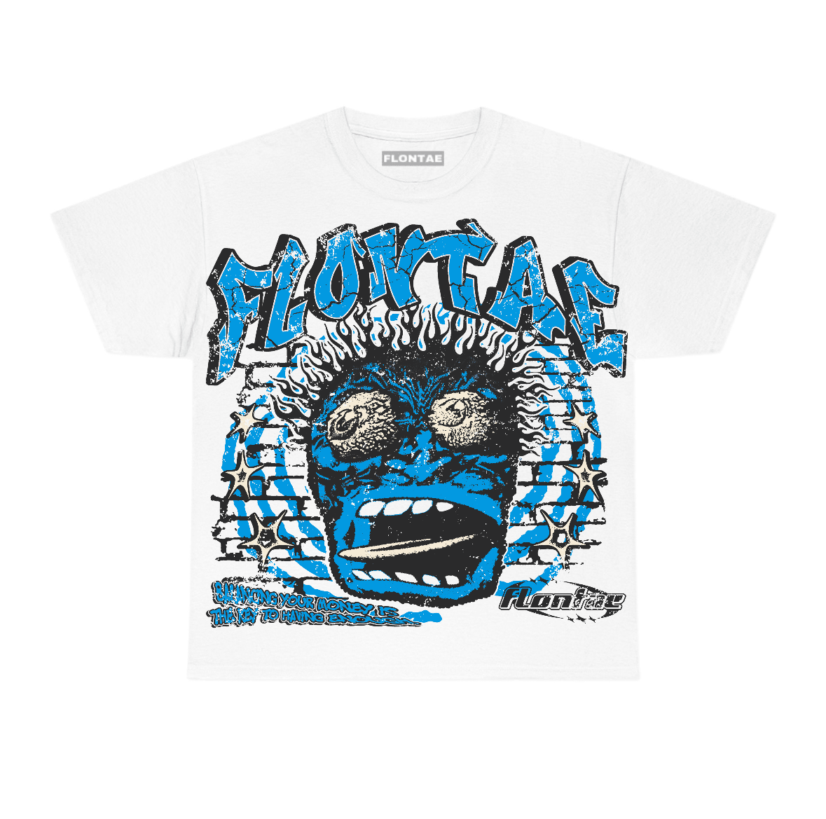 University Blue Reimagined 1s Flontae T-Shirt Balance My Heart Graphic