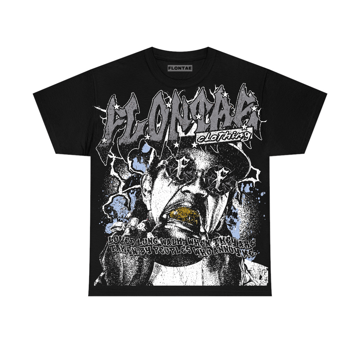 Wolf Grey 5s Flontae T-Shirt Annoy Graphic