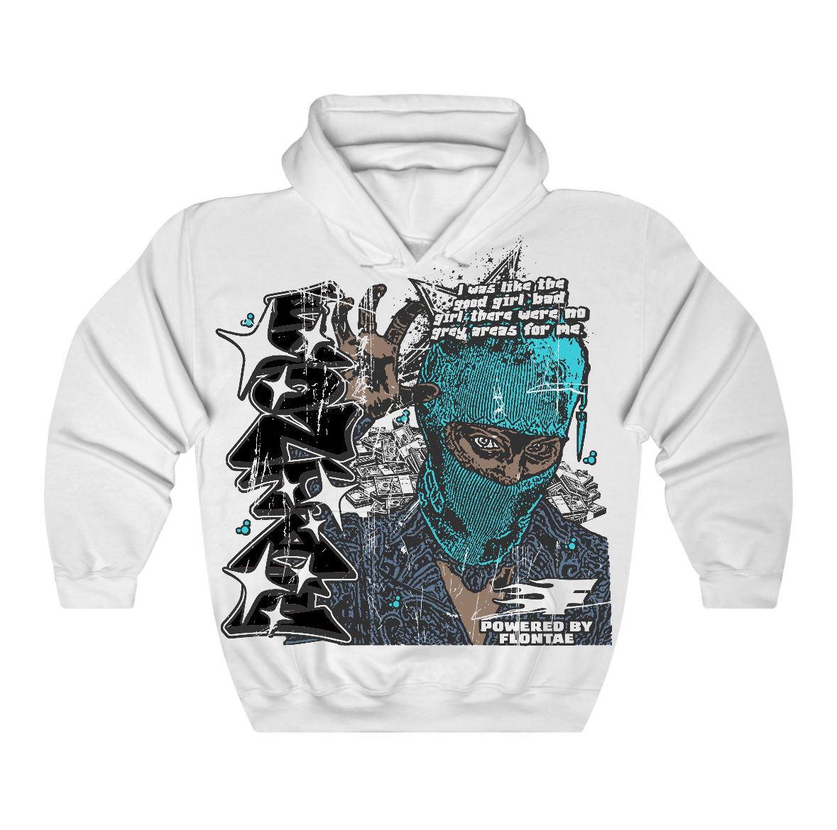 Gamma Blue 11s Flontae Hoodie Used To This Graphic