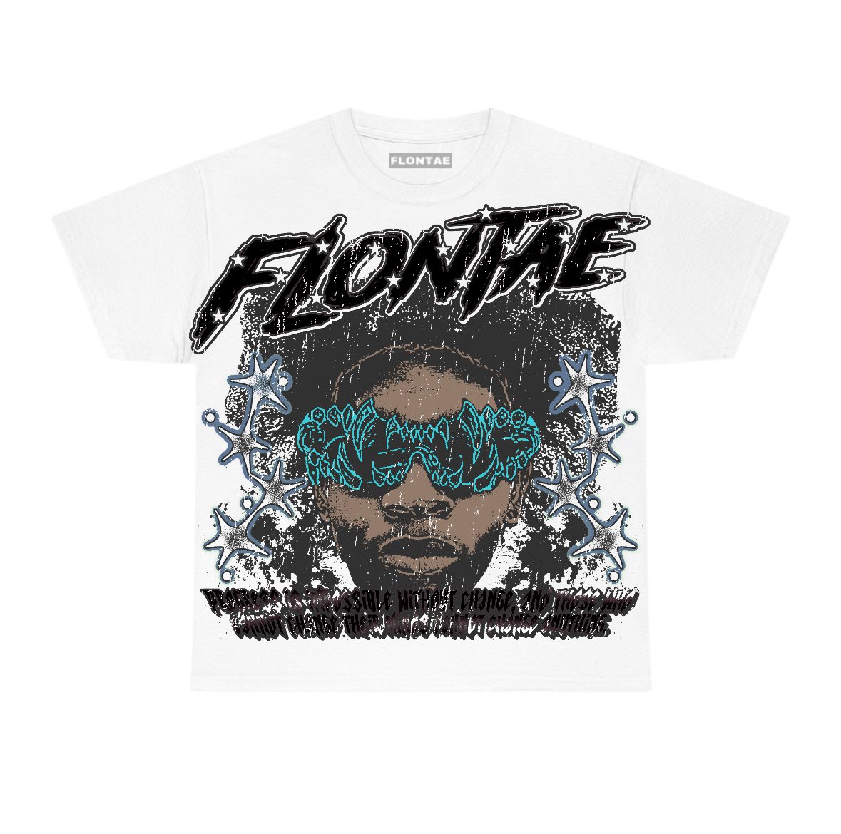 Gamma Blue 11s Flontae T-Shirt Stay Hopeful Graphic