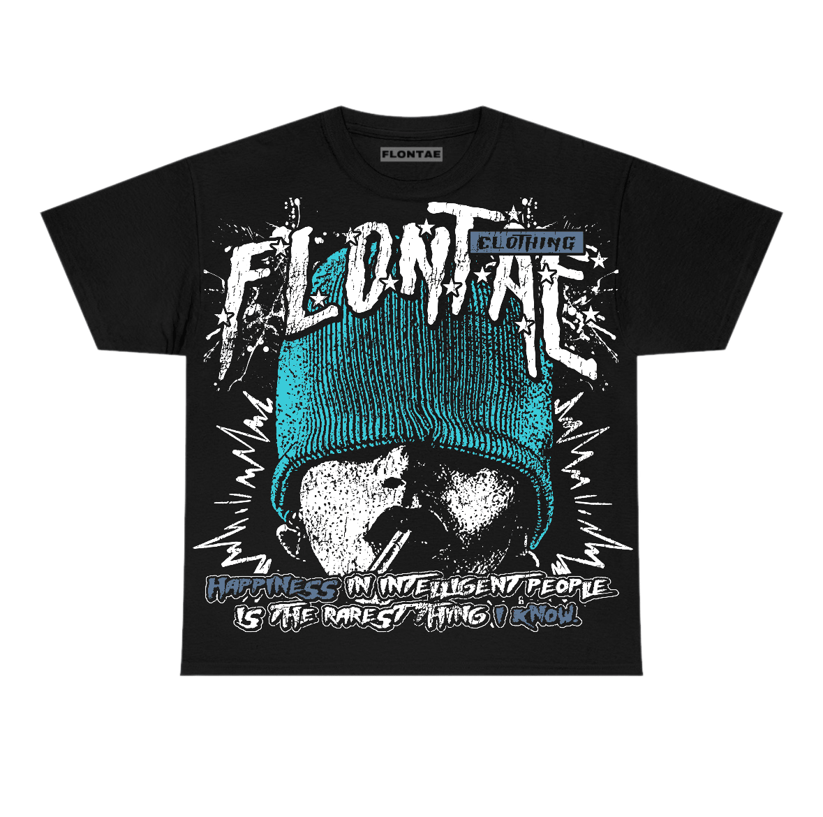 Gamma Blue 11s Flontae T-Shirt Furious Graphic