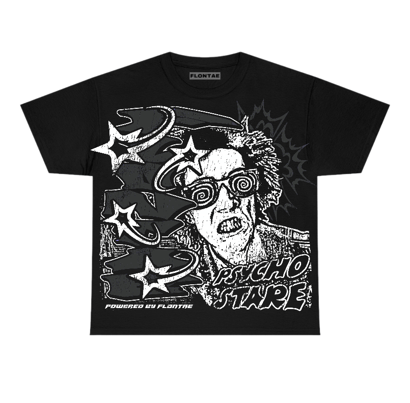 Black Cat 3s Flontae T-Shirt Stare Graphic