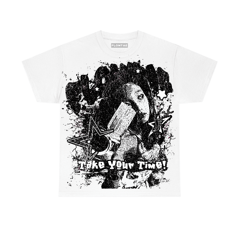 Black Cat 3s Flontae T-Shirt Be Patient Graphic