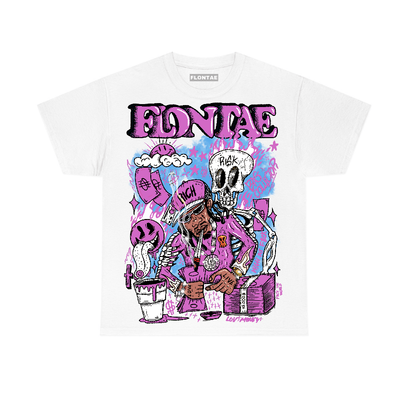 Hyper Violet 4s Flontae T-Shirt Master Mind Graphic