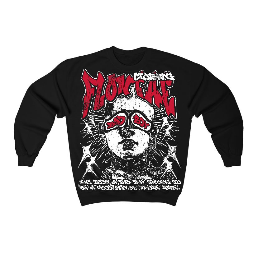 85 Bred 1s Flontae Crewneck Sweatshirt Be Good Graphic