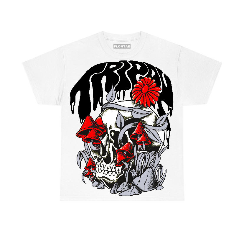 Black Cement 3s Flontae T-Shirt Trippin Graphic